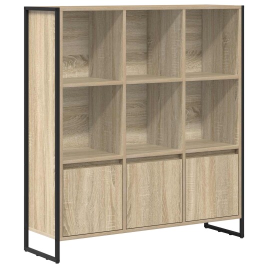Bokskap 2 pcs Sonoma 99,5 x 30 x 108,5 cm Konstruert tre