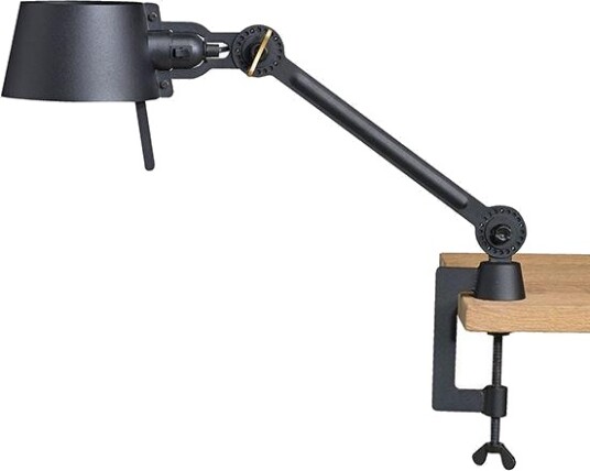 Tonone Bolt Bordlampe Kort En Arm Med Klemme Smokey Black