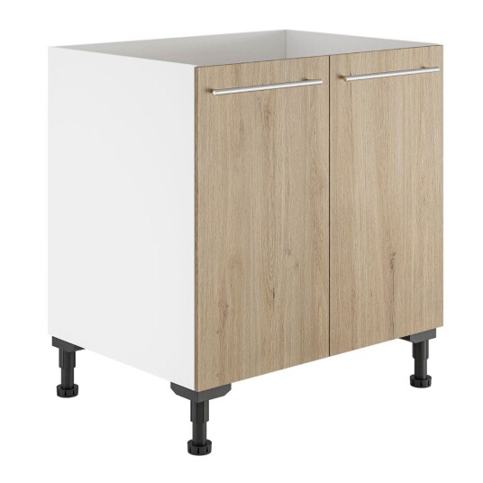 Alterna Vaskerom: Benkeskap B60-80xd60xh72cm m/2 Dører Eik / 80cm Alterna Vaskerom: Benkeskap B60-80xd60xh72cm m/2 Dører Eik / 80cm