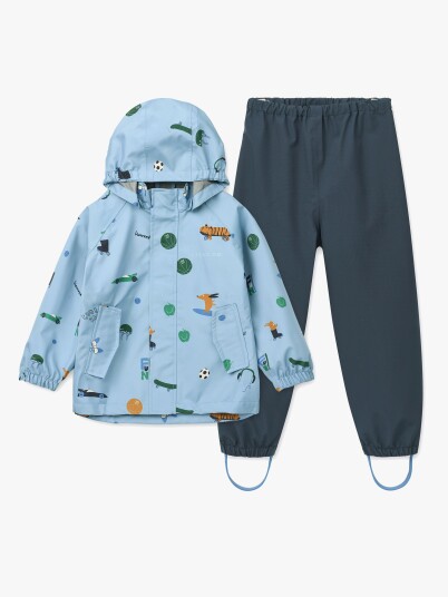 Liewood Pedia Rainwear Set Blue 116 Liewood Pedia Rainwear Set Blue 116