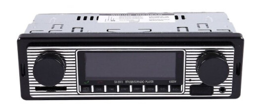 Bluetooth Vintage Bilradio Mp3-spiller Stereo Usb Aux Klassisk Bilstereo Lyd