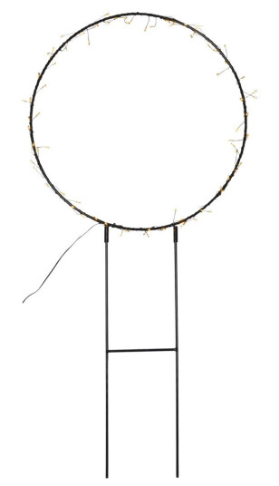 Star Trading Utendørsdekor Barlumi 84 cm Beh-ck Svart 1672307-03-31 1649911-01-0