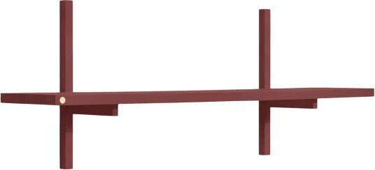 Andersen Furniture A Light Shelf vegghylle Special Edition Wine red 90x21x35 cm