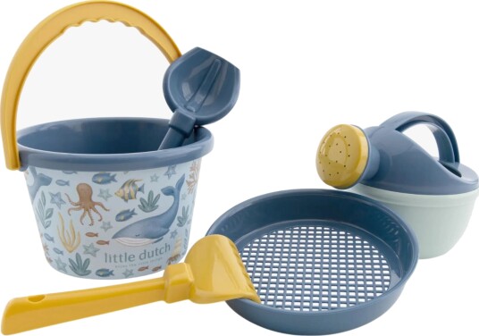 Little Dutch Spande Sæt 9,5Cm 5 Dele Ocean World Blue