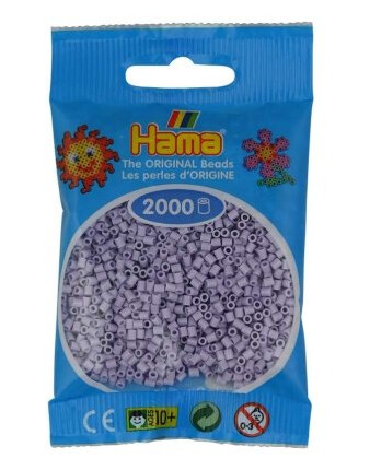 Hama Mini Perler 2000Stk Lys Lavendel Hama Mini Perler 2000Stk Lys Lavendel