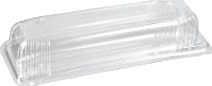 Bakke Flutes Rektangulær 800Ml L256xb100xh66mm Apet Klar,500 Stk/Krt