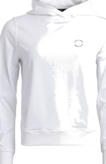 Bogeys & Birdies W Tech Hood Hvit Golfgenser dame White Large