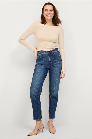 Levi's Jeans 80s Mom Jean Blå