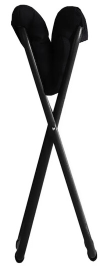 Fiam Chico fotpall black leather Fiam Chico fotpall black leather
