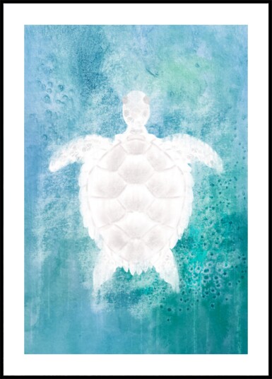 Serene Sea Turtle Plakat / 50x70