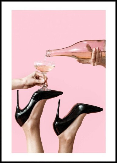 Pouring More Champagne Plakat Plakat / 70x100cm