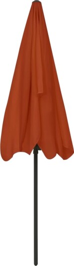vidaXL Strandparasoll terrakotta 200x125 cm