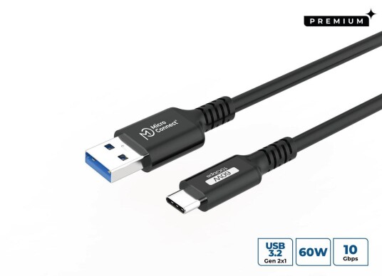 MicroConnect Premium USB C Til USB A Kabel