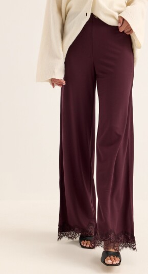 Bubbleroom Lace Detail Trousers