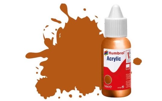 Humbrol Akryl No 55 Bronze - Metallic 14ml Dropper Bottle