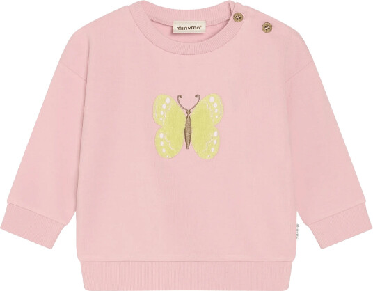 Minymo Sweatshirt Ls Pink 56 Minymo Sweatshirt Ls Pink 56