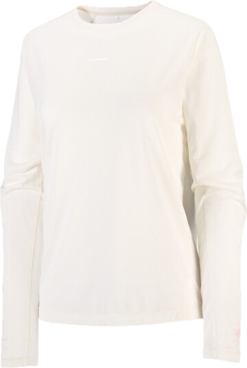 Salomon Shakeout Core Graphic Ls Tee W Whisper White/pink Frosting/icy Pin L