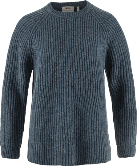 Fjellreven Women's Övik Rib Sweater Navy XL