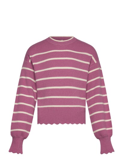 Kids Only Kogibi Ls O Neck Pullover Cp Knt Noos Pink 158 164