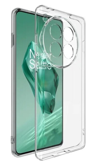 Insmat Crystal Mobildeksel til OnePlus 12 - Transparent PU/Silikon