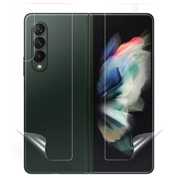 Full Cover Samsung Galaxy Z Fold3 5G TPU Beskyttelsessett Klar