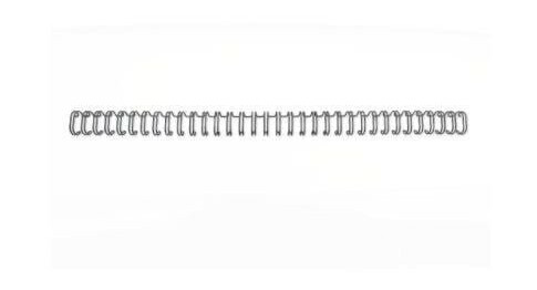 GBC Wire ryg  3:1 NO7 A4 sort pk/250