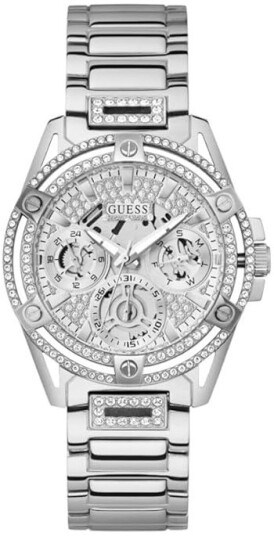 Guess Dameklokke GW0464L1 Queen Sølvfarget/Stål Ø40 mm Guess Dameklokke GW0464L1 Queen Sølvfarget/Stål Ø40 mm