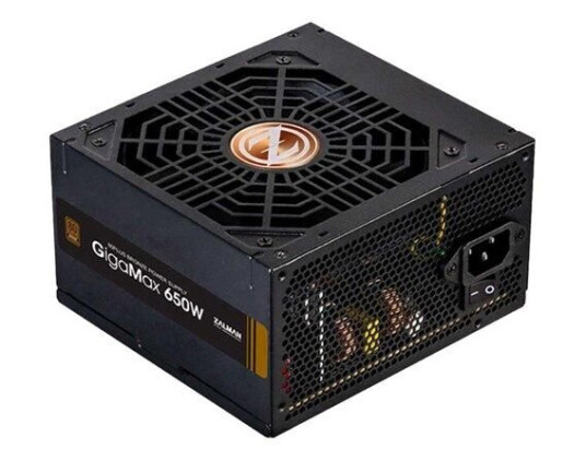 Zalman GigaMax Strømforsyning (PSU) - 650 Watt - 120 mm - 80 Plus Bronze sertifisert Zalman GigaMax Strømforsyning (PSU) - 650 Watt - 120 mm - 80 Plus Bronze sertifisert