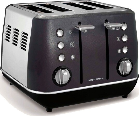 Morphy Richards Evoke Brødrister 4-skiver Svart