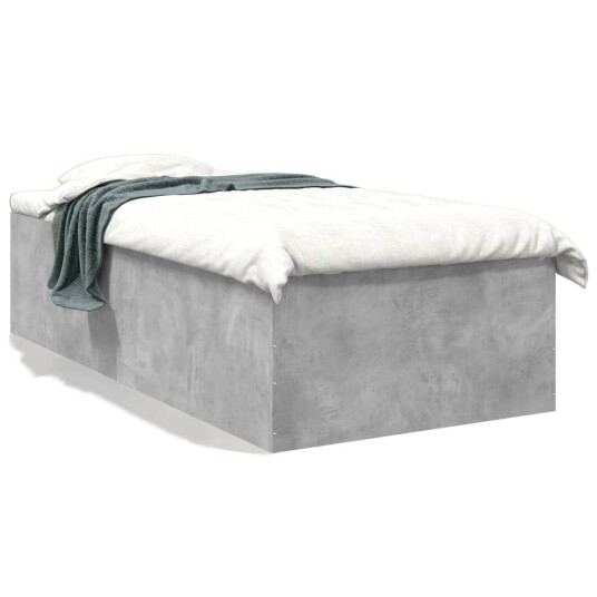  Sengeramme betonggrå 75x190 cm konstruert tre 8721102616204