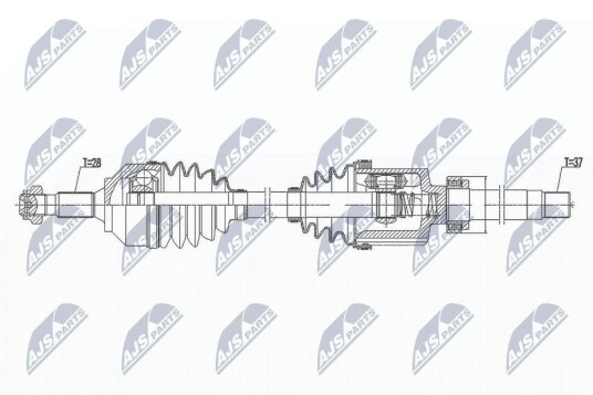 Nty Drivaksel NTY NPW CT 099
