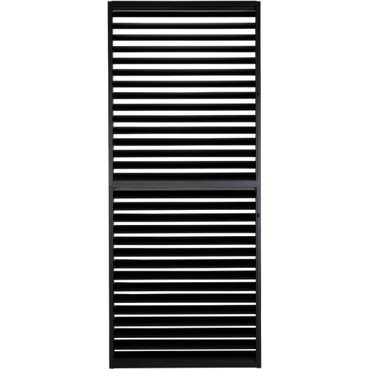 Krifon Lamellvegg 90cm pergola sort 90x218 cm
