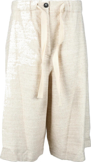Semicouture Dame Shorts Beige XS,