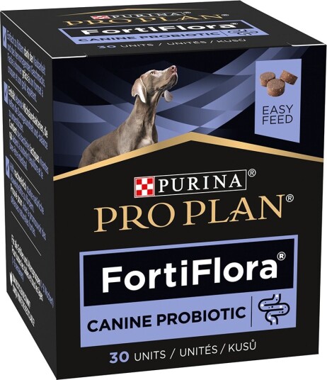 Pro Plan Tørrfôr Purina Fortiflora Canine Probiotic 60 Tyggetabletter