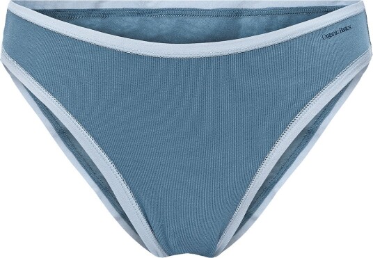 Organic Basics Core Tanga   STEEL BLUE   XL