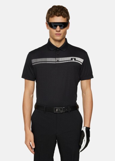 J.lindeberg Klas Polo Black Xl/Xxl Trenings-T-Shirts