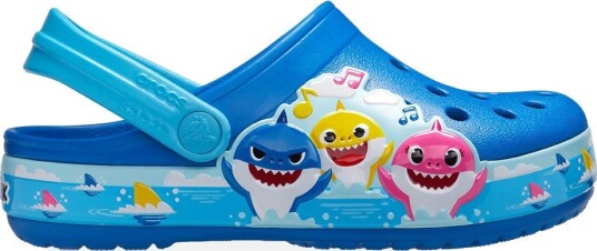 Crocs Crocsflbaby Shark Band Clog T Bright Cobalt 20 21 Tøffler