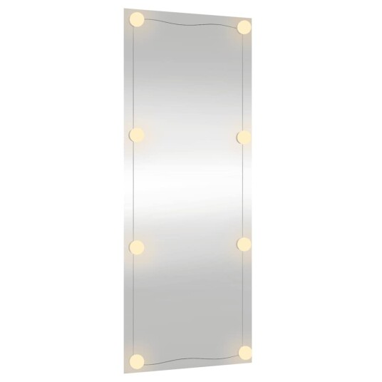 vidaXL Veggspeil med LED-lys 40x100 cm glass rektangel vidaXL Veggspeil med LED-lys 40x100 cm glass rektangel