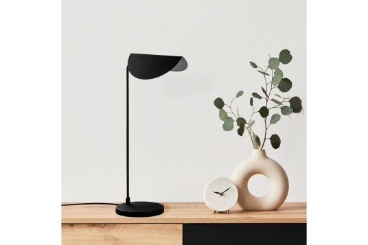 Bordlampe Hjørne Svart