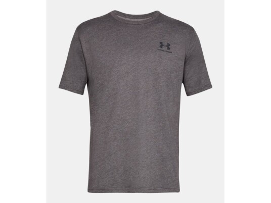 Under Armour Sportstyle Left Chest, T-Skjorte, Voksen, Hankjønn, Grå, L, Sml