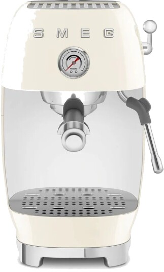 Smeg 50's Stil Halvautomatisk Espressomaskin ECF03 Krem Smeg 50's Stil Halvautomatisk Espressomaskin ECF03 Krem