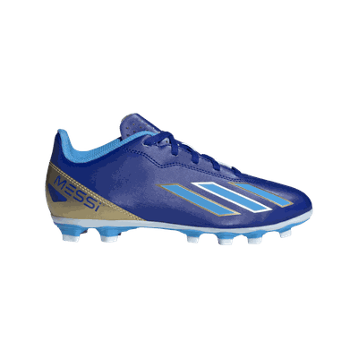 Adidas X Crazyfast Club Fxg Messi / Q1 24 fotballsko kunstgress gress og grus junior Blå 37 1/3