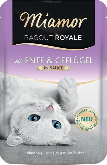 Miamor Våtfôr Ragout Royale I Saus And & Fjærkre 22 X 100 G Miamor Våtfôr Ragout Royale I Saus And & Fjærkre 22 X 100 G