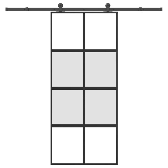 90x205cm Herdet Glass Og Aluminium 90x205cm Herdet Glass Og Aluminium