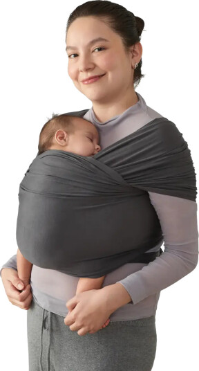 Ergobaby Aura Wrap Knit Bæresjal Soft Black