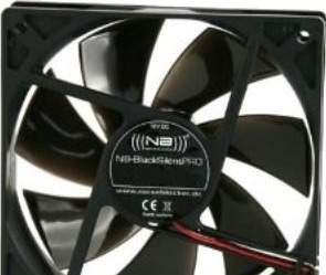 Noiseblocker BlackSilent Pro PK2 140mm Vifte 1200 RPM Svart
