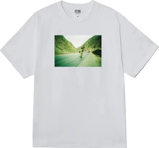 Obey Herre Topper Hvit XL,