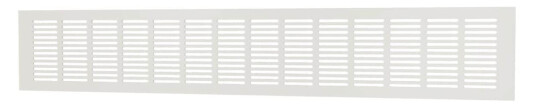 Flexit OVERSTRØMNINGSRIST METALL HVIT 600X100 - 49063 Flexit OVERSTRØMNINGSRIST METALL HVIT 600X100 - 49063