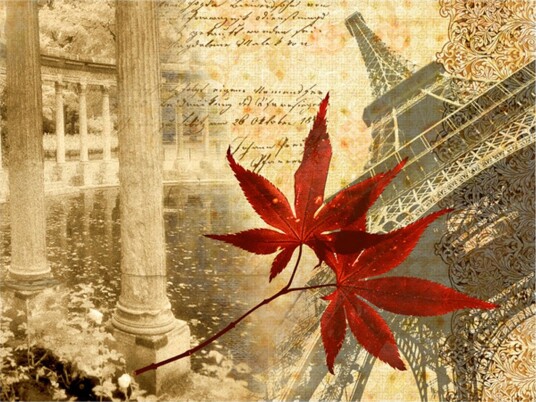 Fototapet Autumn And Paris 250x193 - Artgeist sp. z o. o.