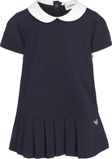 Emporio Armani Kjole Navy m. Hvit Emporio Armani 3 år 98 Kjole Blå